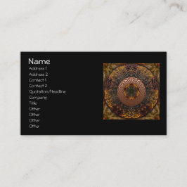 Fall-keltischer Knoten-Kreis Visitenkarte