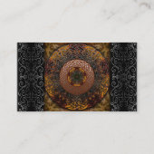 Fall-keltischer Knoten-Kreis Visitenkarte (Rückseite)