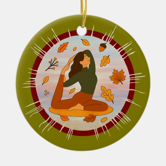 Fall Keramik Ornament (Vorne)