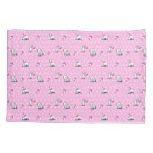 Fall KiniArt Westie Cupcake Pink Pillow Kissenbezug (Rückseite)