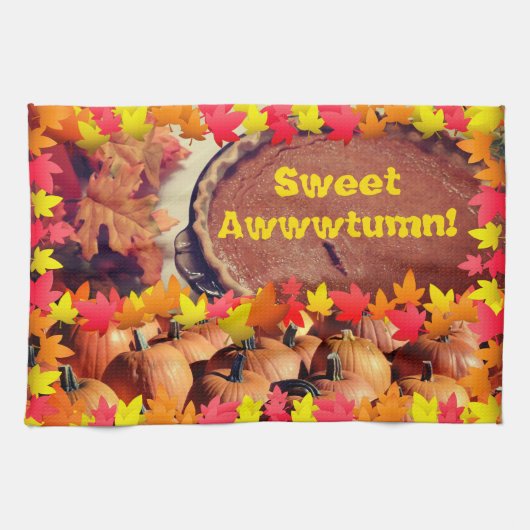 Fall Kitchen Pumpkin Dekorative Handtücher (Horizontal)