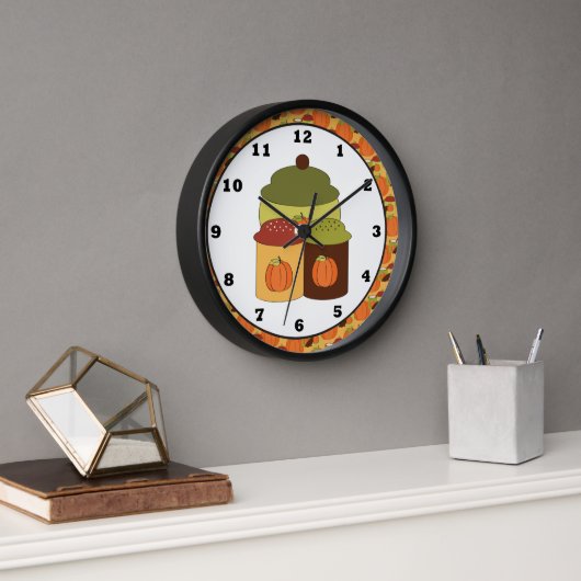 Fall Kitchen Wall Clock Wanduhr (Büro)