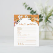 Fall Kleine Kürbis Blumenkuchen-Babyvorhersagen (Stehend Vorderseite)