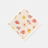 Fall Kleine Wildblume Geburtstag oder Dusche Serviette (Ecke)