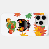 Fall Kokeshi Doll - Green Kimono Geisha Girl Case-Mate iPhone Hülle (Rückseite (Horizontal))