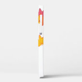 Fall Kokeshi Doll - Green Kimono Geisha Girl Case-Mate iPhone Hülle (Rückseite / Links)