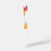 Fall Kokeshi Doll - Green Kimono Geisha Girl iPhone Hülle (Linke Seite)