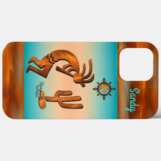 Fall Kokopelli im Südwesten Case-Mate iPhone Hülle (Rückseite (Horizontal))