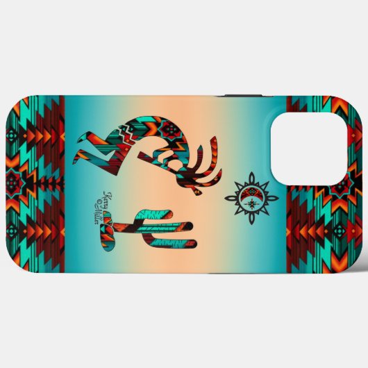 Fall Kokopelli im Südwesten Case-Mate iPhone Hülle (Rückseite (Horizontal))