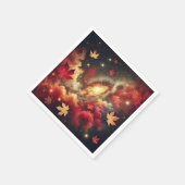 Fall Kosmic Cloudy Nebula Découpage Napkins Serviette (Ecke)