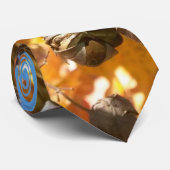 "Fall-Krepp-Myrte" Krawatte (Gerollt)