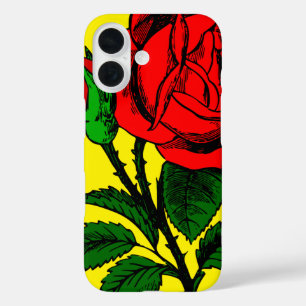 Fall künstlerische Rose iPhone 16 Hülle