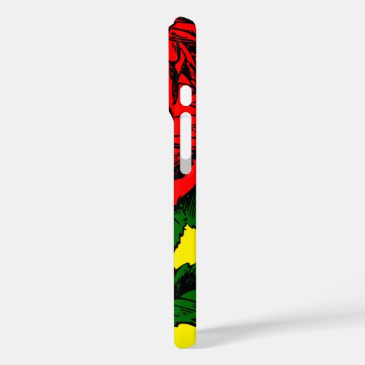 Fall künstlerische Rose Case-Mate iPhone Hülle (Rückseite / Links)