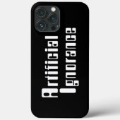 Fall künstliche Unwissenheit iPhone-Fall Mate Case-Mate iPhone Hülle (Rückseite)