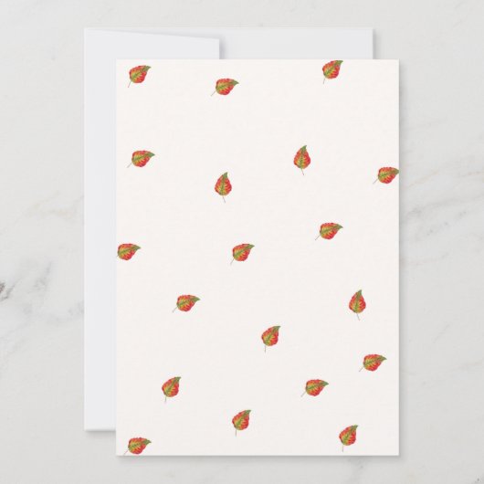 Fall Kürbis Babydusche Dank Karte (Rückseite)