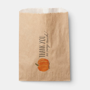 Fall-Kürbis danken Ihnen, Tasche zu bevorzugen Geschenktütchen