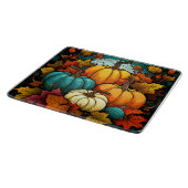 Fall Kürbis Glasschneidebrett Schneidebrett (Ecke)