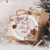 Fall Kürbis Pop es, wenn sie Pop Babydusche Geschenkanhänger