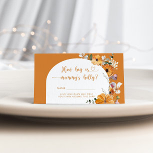 Fall Kürbis, wie groß Mama's Bauchspeicheldrüsenka Begleitkarte