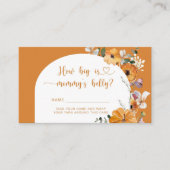 Fall Kürbis, wie groß Mama's Bauchspeicheldrüsenka Begleitkarte (Vorderseite)