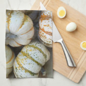 Fall-Kürbise Küchentuch (Viertel Falte)