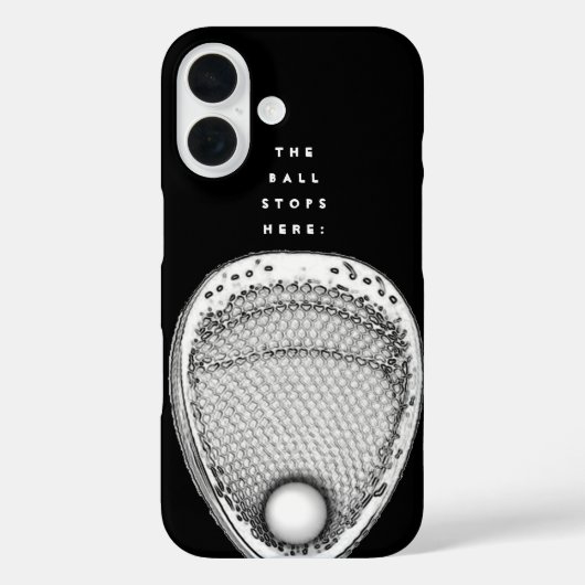 Fall Lacrosse Goalie Case-Mate iPhone Case-Mate iPhone Hülle (Rückseite)