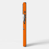 Fall Lacrosse Sports Orange Case-Mate iPhone Hülle (Rückseite / Links)