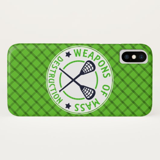 Fall Lacrosse Weapons of Destruction Phone Case-Mate iPhone Hülle (Rückseite (Horizontal))