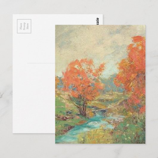 Fall Landscape - Midwest, USA Postkarte (Vorne/Hinten)
