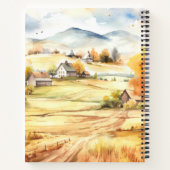 Fall Landschaft Freunde Niedliche Tiere Name Noteb Notizblock (Rückseite)