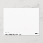 Fall Lantern Festival Firefly Postkarte (Rückseite)