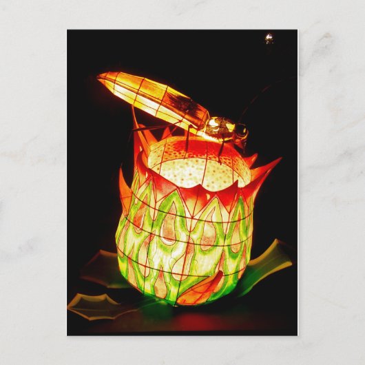 Fall Lantern Festival Firefly Postkarte (Vorderseite)
