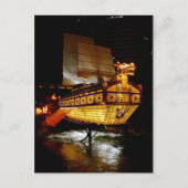 Fall Lantern Festival Ship Postkarte (Vorderseite)