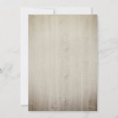 Fall Lantern Rustikales Brautparty Einladung (Rückseite)