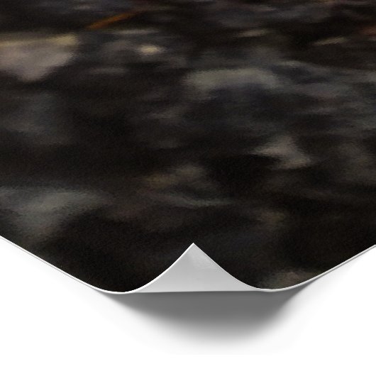 Fall Leaf Bright Version des Bildes. Restiq. Poster (Ecke)