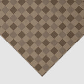 Fall Leaf Brown Square Seidenpapier (Detail)