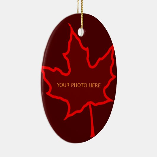 Fall Leaf Keramikornament (Rechts)