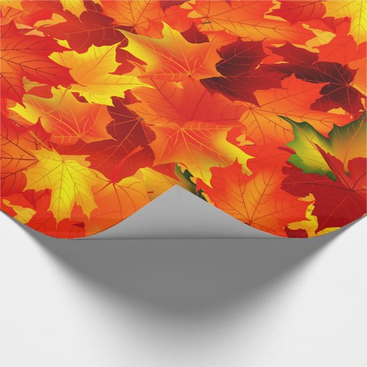 Fall Leaf Musterpapier Geschenkpapier (Ecke)