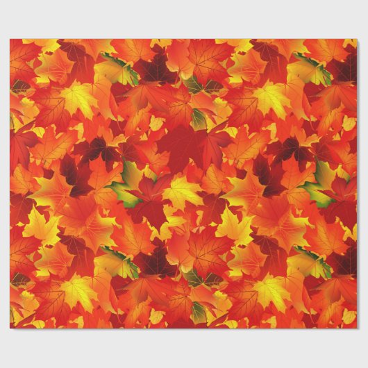 Fall Leaf Musterpapier Geschenkpapier (Flach)