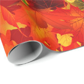 Fall Leaf Musterpapier Geschenkpapier (Rolleneckpunkt)