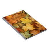 Fall Leaf-Notebook Notizblock (Rechte Seite)