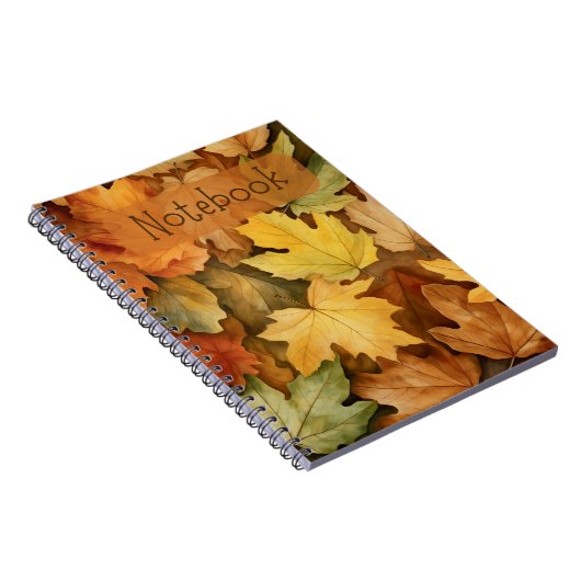 Fall Leaf-Notebook Notizblock (Rechte Seite)