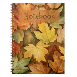 Fall Leaf-Notebook Notizblock
