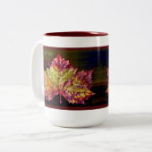 Fall Leaf Pflanze A Bäume Tasse (Vorderseite Links)