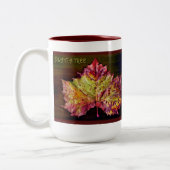 Fall Leaf Pflanze A Bäume Tasse (Links)