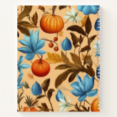 Fall Leaf Pumpkin Design Familienrezeptbuch Notizblock (Rückseite)