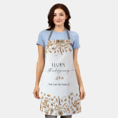 Fall Leaves Thanksgiving All-Over Print Apron Schürze (Getragen)
