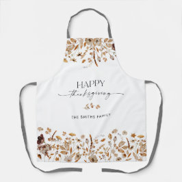 Fall Leaves Thanksgiving All-Over Print Apron Schürze