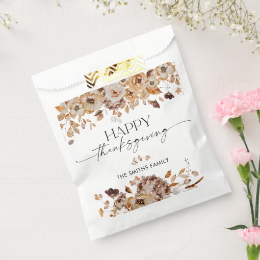 Fall Leaves Thanksgiving Dinner Favor Bags Geschenktütchen (Versiegelt)