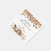 Fall Leaves Thanksgiving Dinner Paper Napkin Serviette (Ecke)